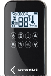 Газовая топка Kratki LEO/L/76/62/G31/37MBAR, баллонный газ