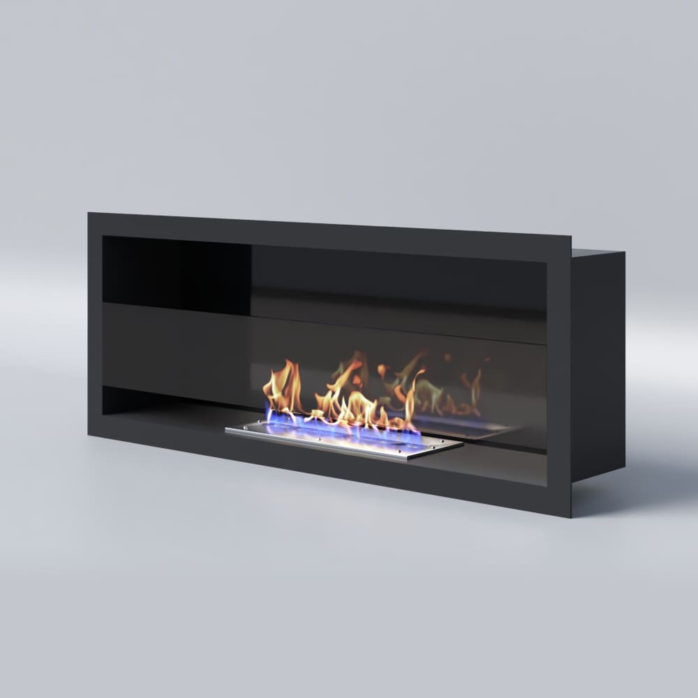 Биокамин "Русский огонь" Лайт 780V встраиваемый с декоративным стеклом (стемалитом) по цене 22 600 руб.