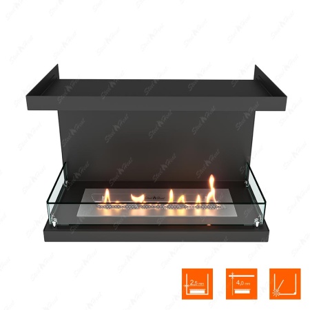 Биокамин фронтальный SteelHeat Leader 700 стекло по цене 30 454 руб.