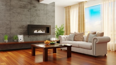 Биокамин "Русский огонь" Лофт 1800N настенный с защитным стеклом по цене 72 190 руб.