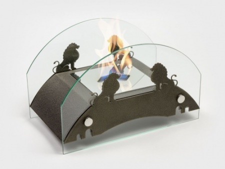 Настольный биокамин Lux Fire "Царский мост" M Бронза по цене 13 305 руб.