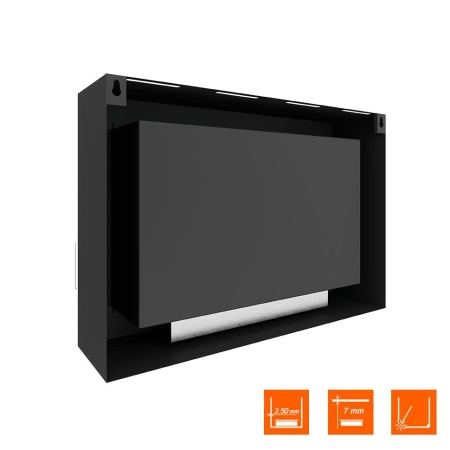 Биокамин SteelHeat WALL ONE 800 черный, стекло, стемалит Биокамин SteelHeat WALL ONE 800 черный, стекло, стемалит по цене 33 285 руб.